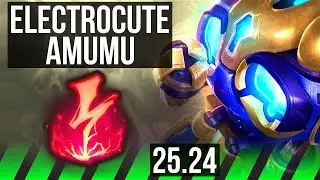 AMUMU vs LEE SIN (JGL) | Electrocute | KR Master | 25.24