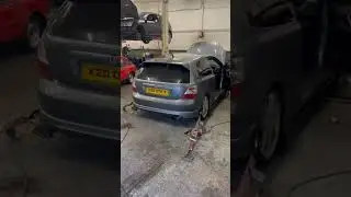 Ep3 Civic Type R on the dyno for tuning with Doctronic