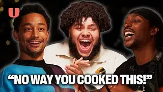 AJ Tracey, JME, Julie Adenuga & Loyle Carner Get Their Own Xmas Dinners | Big Zuu's Christmas Eats