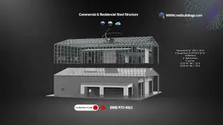360&deg; View: Custom 60' Steel Building with Dual Lean-Tos & Color Options!