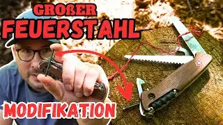 Großer Feuerstahl im Victorinox Ranger Wood? Geht das?!