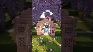 Minecraft Cherry Garden🌸 For Build and No Music #minecraft