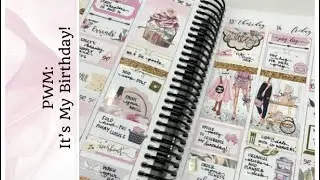 Plan with me feat Crafts by Thaowie | Birthday Layout | ShawntePlans
