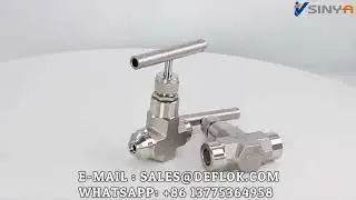 DEFLOK High Temperature Needle Valve Carbon Steel Forged Integral Bonnet Hydraulic Needle Valves