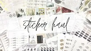 Sticker Haul Pt. 3 feat. Honeyinked, Fox & Pip, Right Brain Paper Co & More!