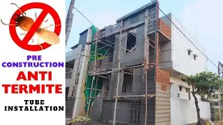Pre Constitution Anti-Termite Treatment Tube Installation || CITY PEST CONTROL ||