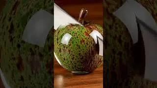 Cutting Wood apple glass my new channel subscribe to pleaseeeeeeeeeeeeeee😭 #shorts #asmr #viral #ai