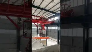 Efficient Grab Bucket Overhead Crane for Bulk Sand Handling in Glass Manufacturing