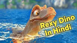 Опасные приключения милого динозаврика на вулкане 🦖 | Рекси и вулкан: объяснение (на хинди и урду)