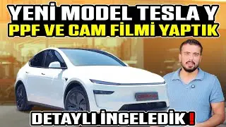 TESLA Y &ndash; &Uuml;ST D&Uuml;ZEY KORUMA: STEK DYNOSHIELD PPF VE LLUMAR IRX/AIR 80 UYGULAMASI