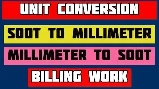 Important Unit Conversion for Freshers Civil Engineers to know for Civil Site Work