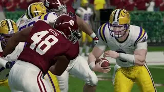 College Football 11/9/2019 - LSU vs Alabama - NCAA Football 14 (Updated 2019 Rosters)