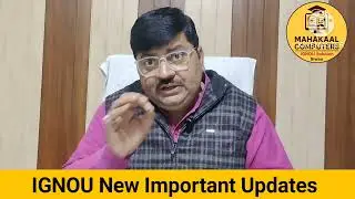 IGNOU New Updates for all students.