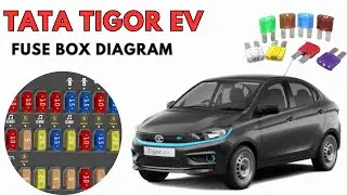 Схема и расположение блока предохранителей Tata Tigor EV. Руководство пользователя.