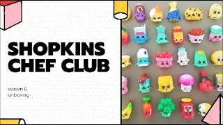 Shopkins chef club mystery recipe book unboxing!!