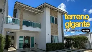 CASA NO CONDOM&Iacute;NIO LOCUS AMOENUS EM EUS&Eacute;BIO/CE COM TERRENO GIGANTE 😱 | 417m&sup2; + 4 SU&Iacute;TES | R$990.000