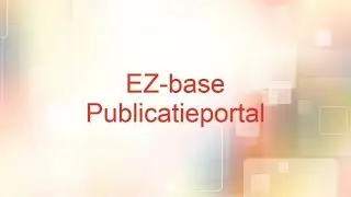 EZ-base Publicatieportal