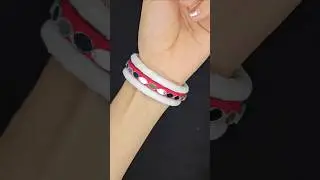 Handmade fabric bangles &hearts;️  #new #handmade #bangles #fabric #subscribe #youtubeshorts #foryou