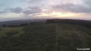 DJI F450 Beautiful England from above. Castle ring aerial video