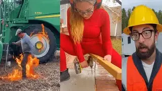 Smart Workers vs Hilarious Fails - Expert-Recommended Tricks #adamrose #construction #2