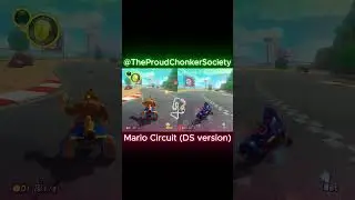 Boomerang Cup Mario Circuit (DS version) #shorts #mariokart8deluxe #couplesgaming #splitscreengaming