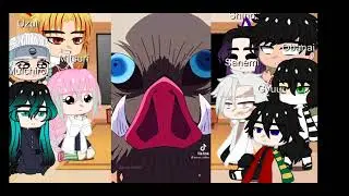 Hashiras reagindo ao time Tanjiro(sem shipp/gacha clube)