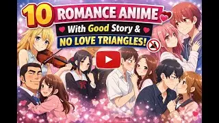 10 Romance Anime With Good Story and No Love Triangles ❤️