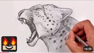 How To Draw a Leopard | Sketch Tutorial  Part :- #1 #art #howtodraw #sketch #drawing #leopard 