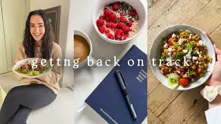 Getting my life together in 2023 | what i eat, healthy food shop, organisation, cleaning, haircare