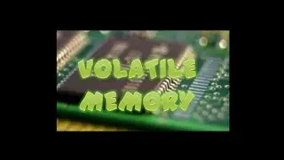 What is mean of Volatile memory | कंप्यूटर वोलाटाइल  मेमोरी | ram volatile #volatile #ram #computer