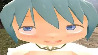 Kyoko and Sayaka walk away from the quick brown fox but it's getting big and black [Garry's Mod]
