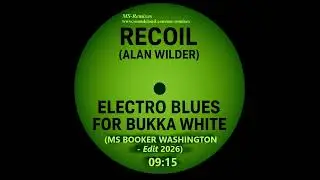 Recoil (Alan Wilder, Ex-Depeche Mode) - Electro Blues For Bukka White (MS Booker Washington Edit)