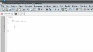 Model View Controller in PHP (An introduction) part 1