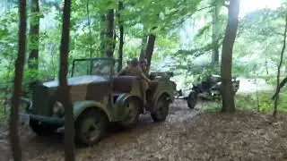 Tomaszów Lubelski kolumna w lesie rekonstrukcja 09.2025