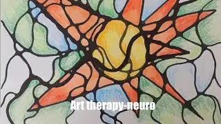 art therapy neuro video for relaxation and music for sleep hang /   @Arttherapy-neuro   #neurons