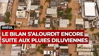 Inondations au Br&eacute;sil : secours compliqu&eacute;s et bilan qui s'alourdit - RTBF Info