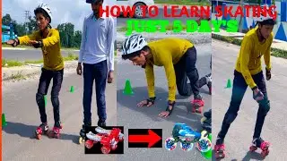 How to learn skating | How to learn skating for beginners | public reaction