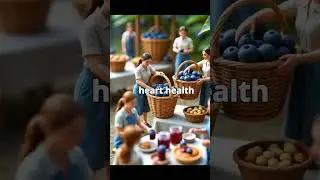 Miniature People Exploring Blueberry Health Benefits #healthylifestyle #healthyeating #creativeart