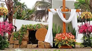He Paid it all/ He rose again /Sun rise decoration /Easter Sunday Jlk 'B' Baptist Church ,2021