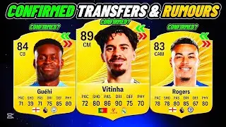 EA FC 26 | CONFIRMED TRANSFERS & RUMOURS🥶🔥 FT. VITINHA, ROGERS, GUEHI
