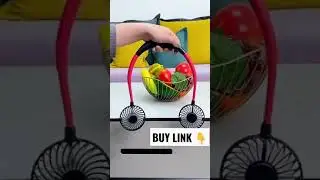 Portable Hand Free Fan ☢️ || Neck-Hanging Double Fan USB || Technical Kabir 🙏 || #Shorts #ytshorts