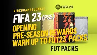 FIFA 23 PS5, Opening Pre-Season Rewards, Warm Up to FUT23 packs 1-2-3