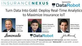 Turn Data to Gold  Deploy Real Time Analytics to Maximize Insurance IoT