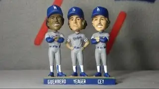 Dodgers 2016 Tri-MVPs Bobblehead Review