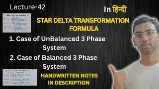 Star Delta Transformation Formula | Balanced & Unbalanced Condition || Basic Electrical Engineering