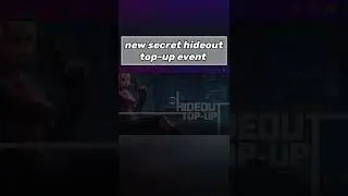 Hideout top up event #freefire #freefiremax #hideout #newevent #short