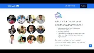 HealWell24- Consumer Healthcare Marketplace and Doctor Patient Network
