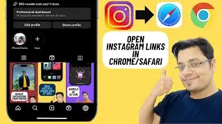 How to Open Instagram Links in Chrome/Safari on iPhone