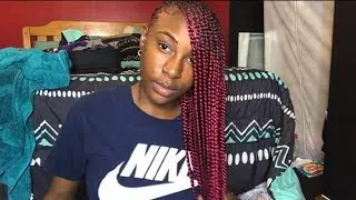 SMALL RED LEMONADE BRAIDS (DIY)