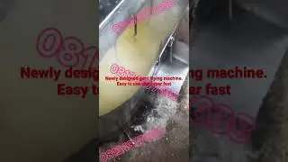 Newly designed garri frying machine. Super fast and easy to use